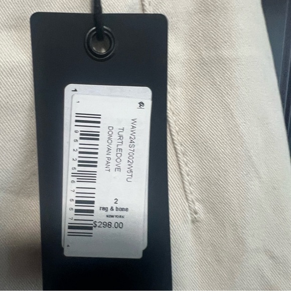 Rag & Bone The Donovan Pant Mid Rise Turtledove, New with Tags - Picture 6 of 7